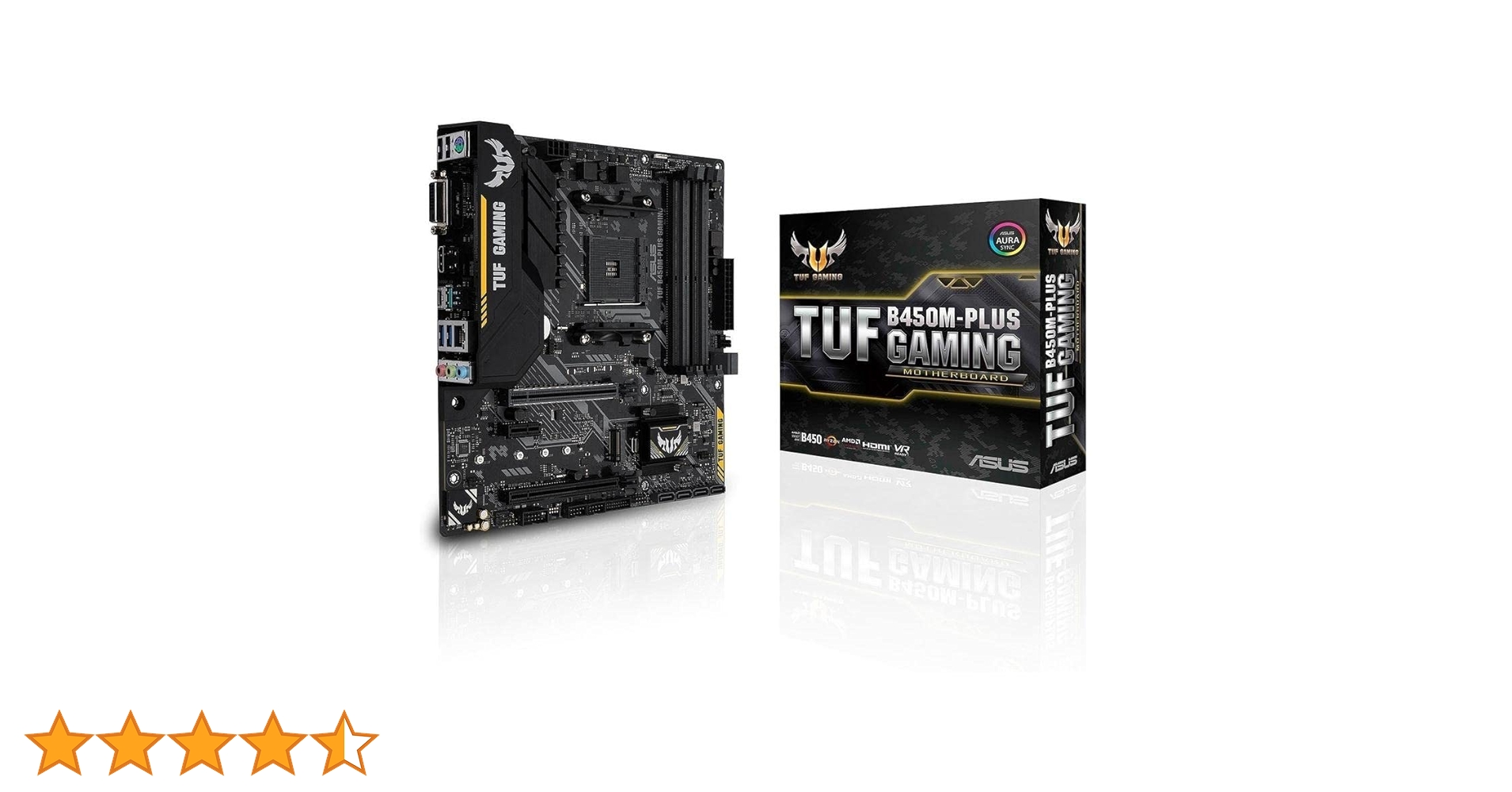 Amazon | ASUS AMD B450 搭載 AM4 対応 マザーボード TUF B450M-PLUS